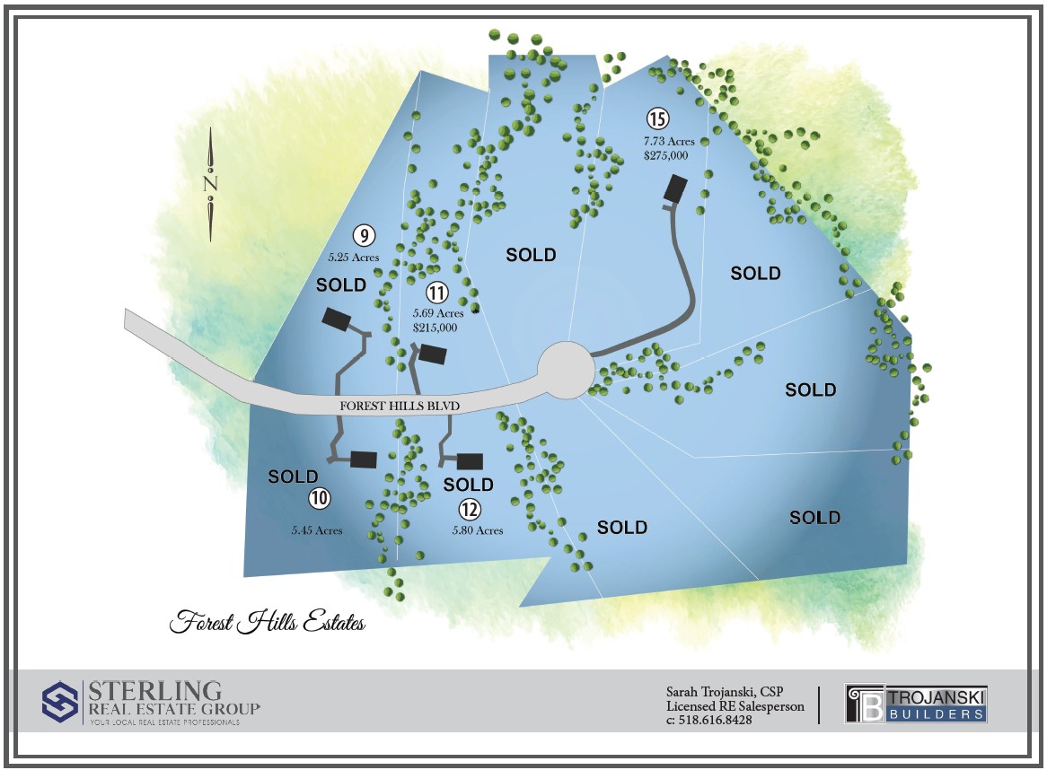 site map for forest hills estates